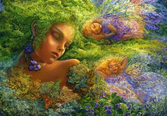 Wall Joséphine - Josephine Wall - Moss Maiden