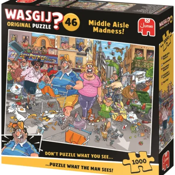 Wasgij Original 46 - Frénésie d'achat dans l'allée centrale ! (1000 pieces)