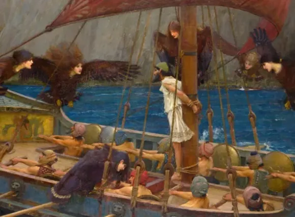 Waterhouse John William - Waterhouse John William : Ulysse et les Sirènes, 1891