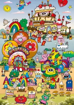 With Jon Burgerman